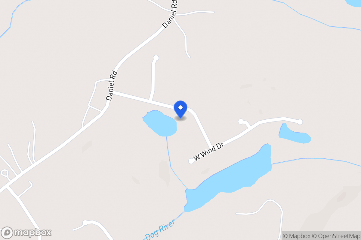 Map of 131 South Winds Dr