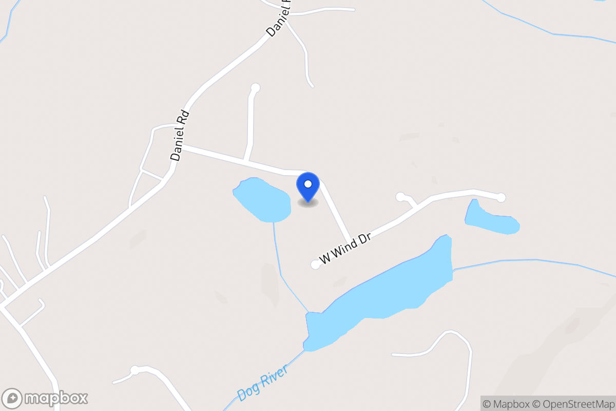 Map of 143 South Winds Dr