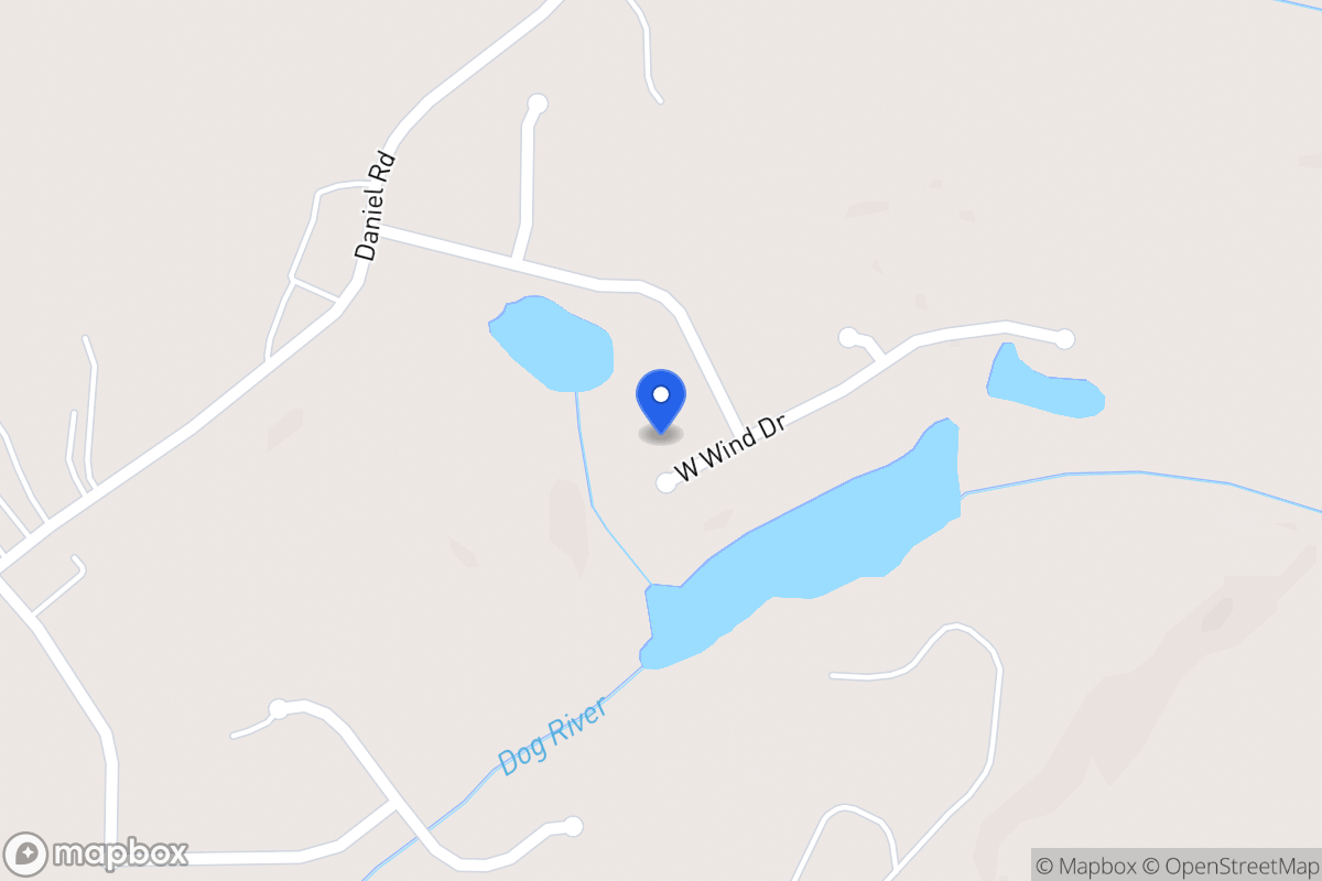Map of 412 West Wind Dr