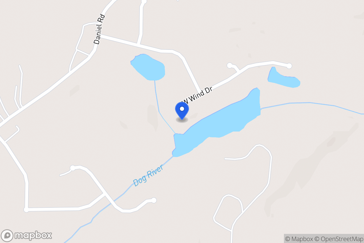 Map of 407 West Wind Dr