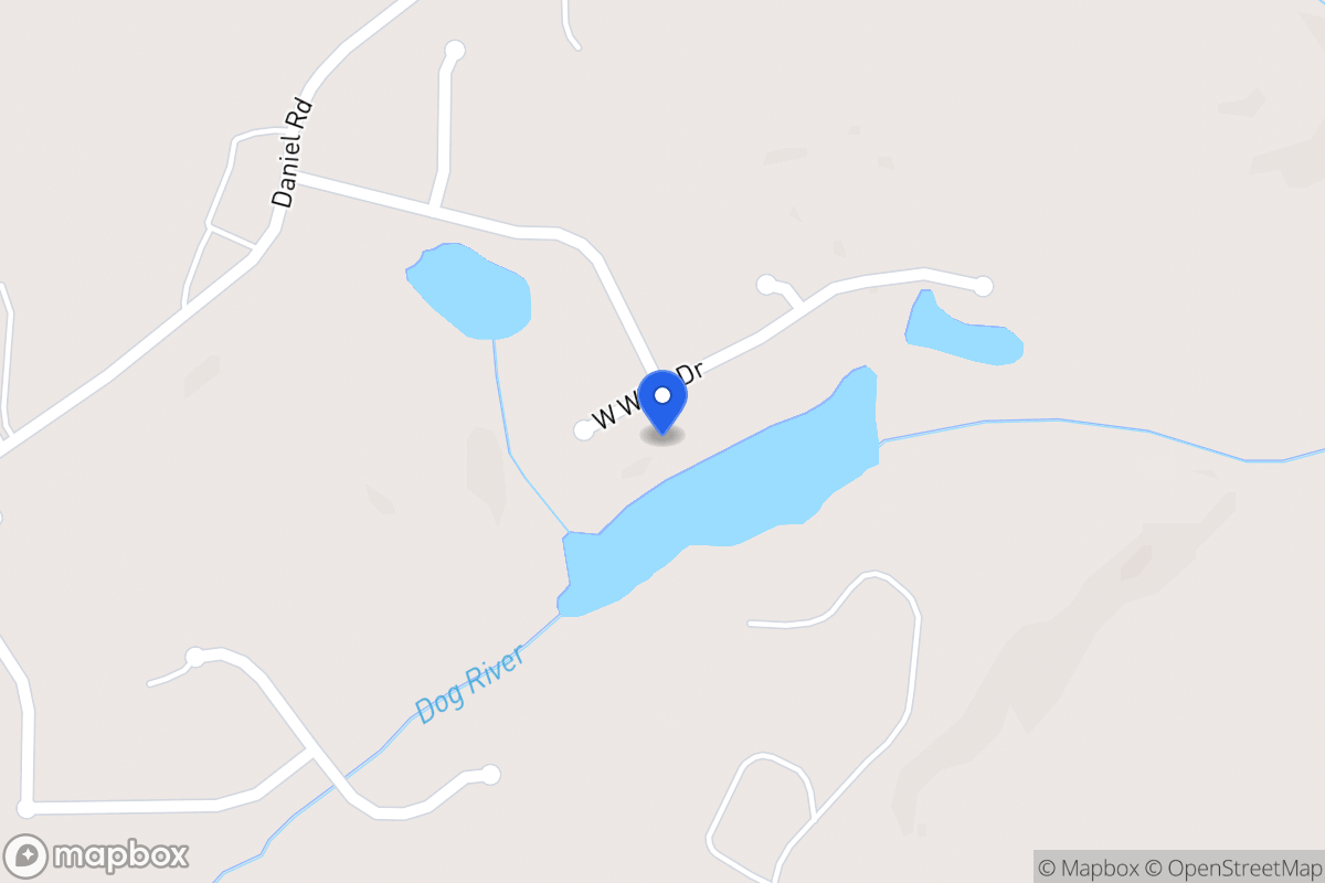 Map of 419 West Wind Dr