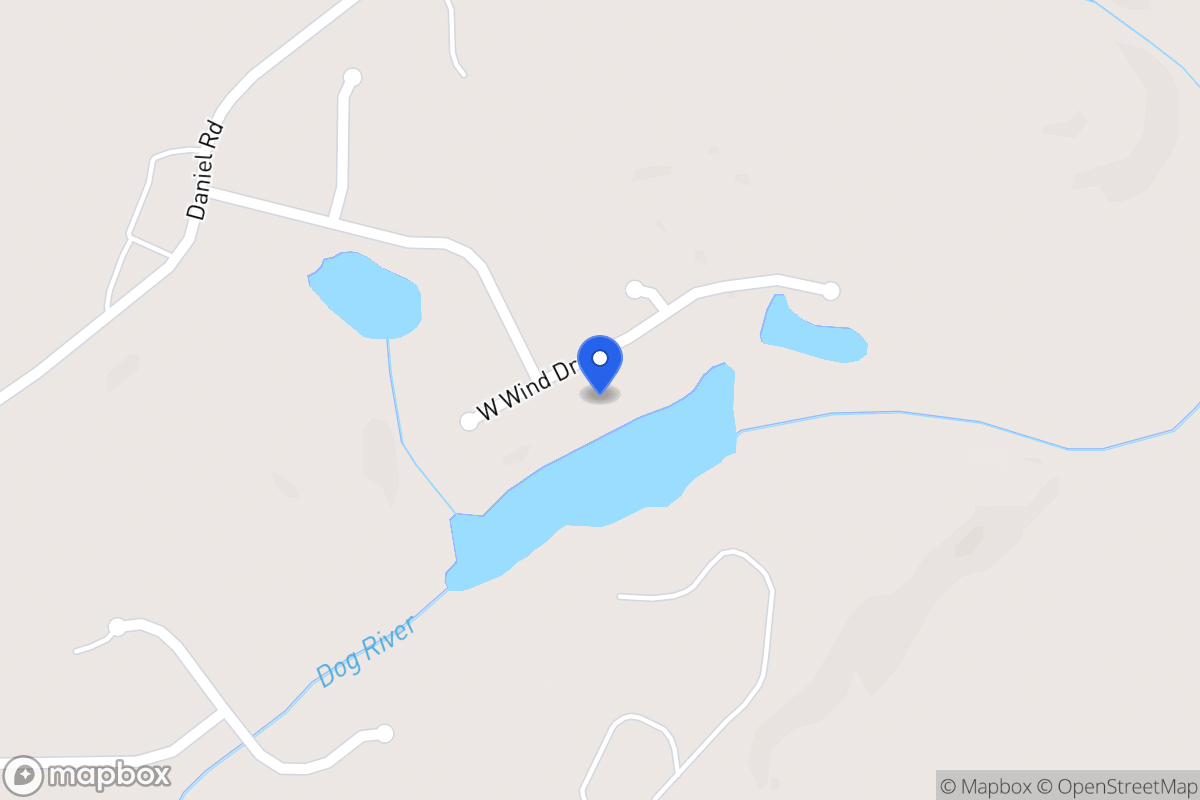 Map of 431 West Wind Dr