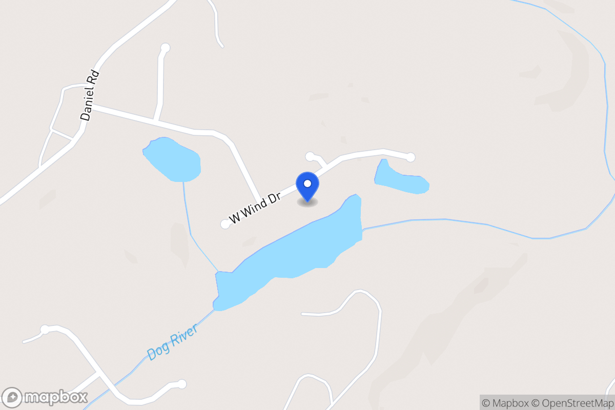 Map of 437 West Wind Dr