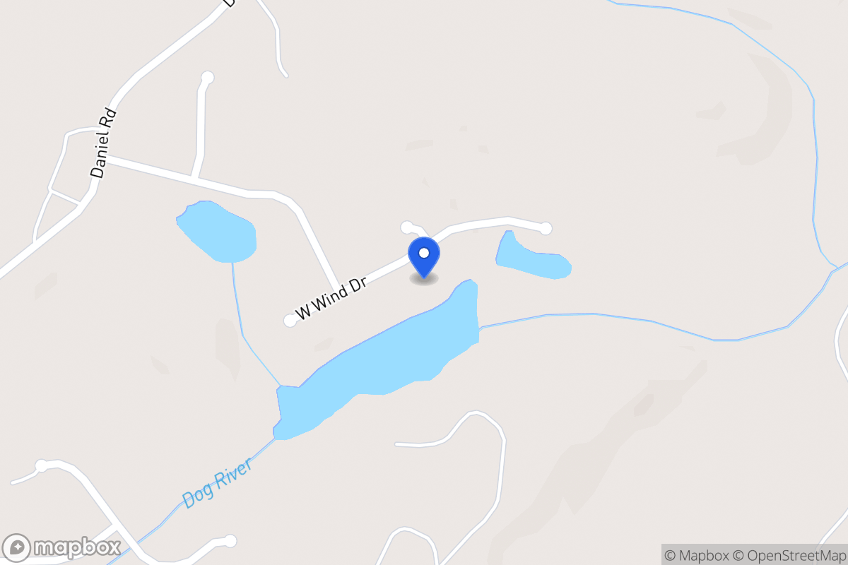 Map of 443 West Wind Dr
