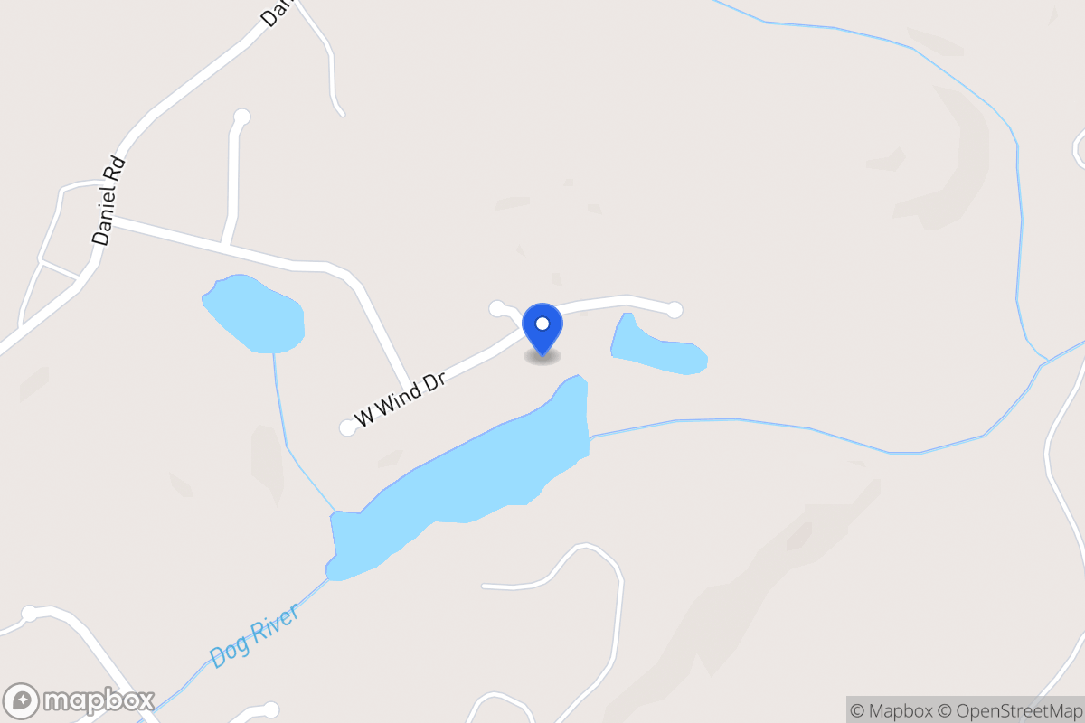 Map of 447 West Wind Dr