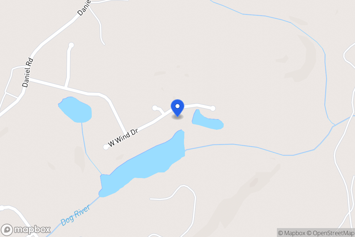 Map of 453 West Wind Dr