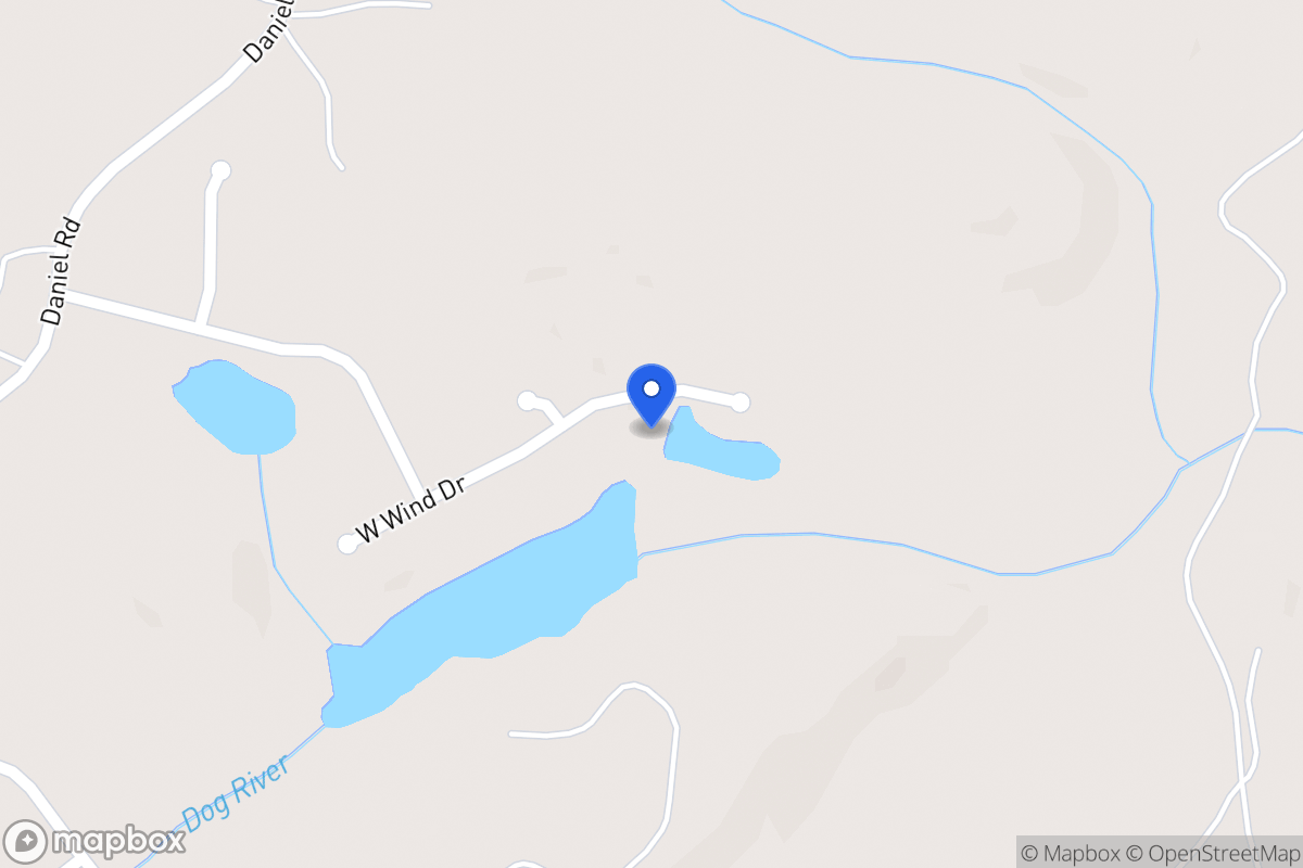 Map of 459 West Wind Dr