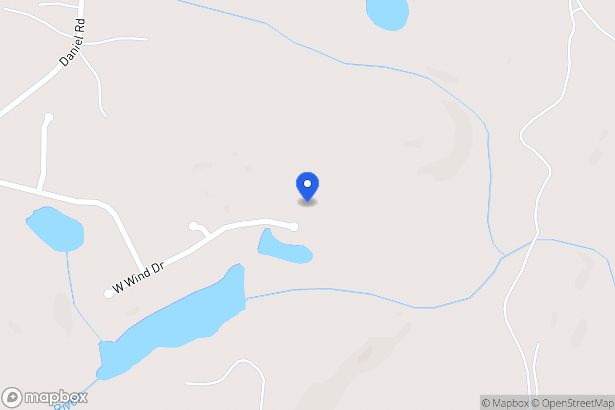 Map of 476 West Wind Dr
