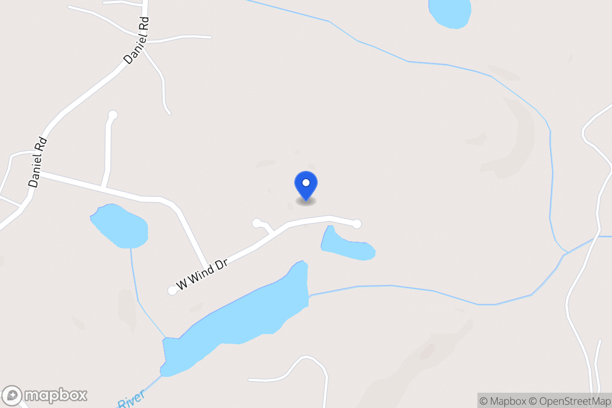 Map of 458 West Wind Dr