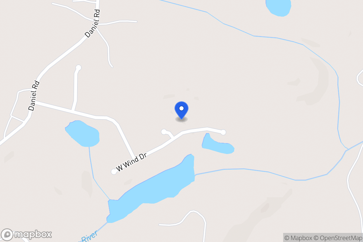 Map of 452 West Wind Dr