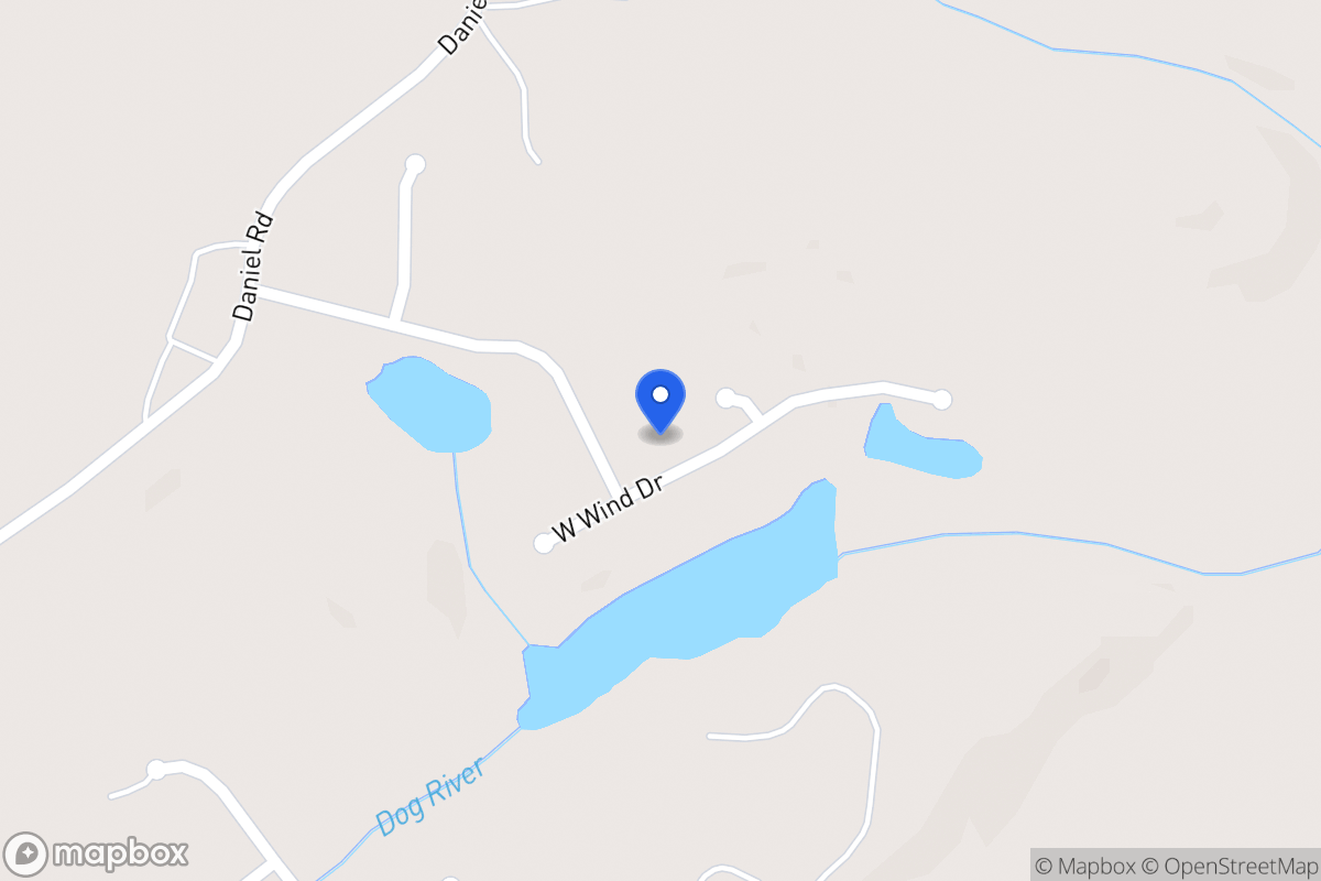 Map of 434 West Wind Dr