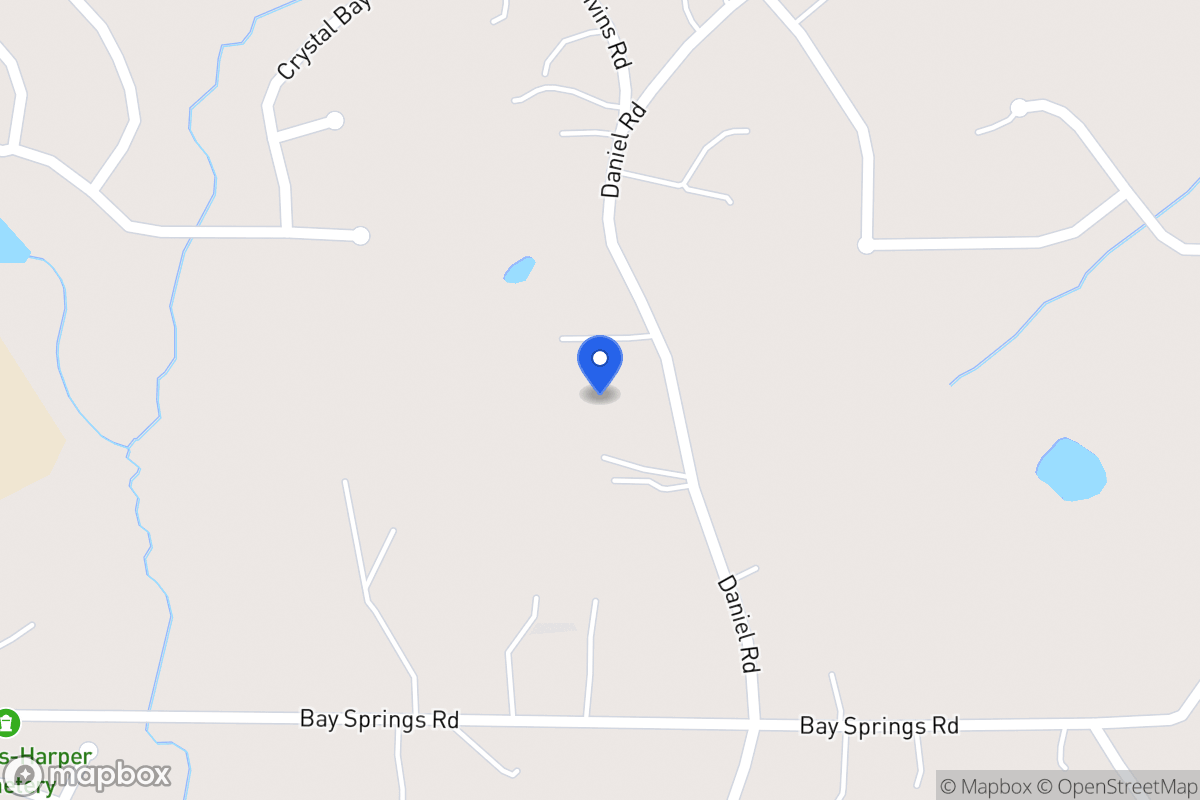 Map of 1391 Daniel Rd