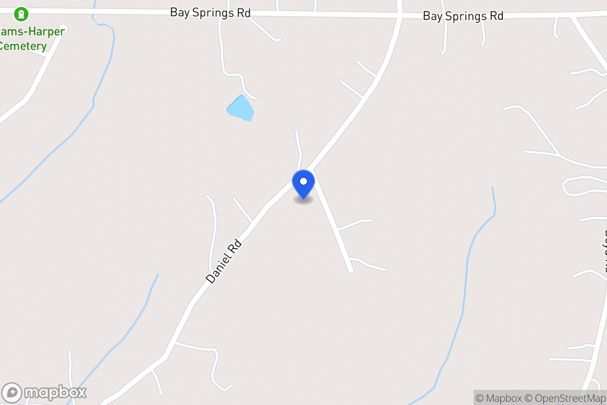 Map of 1644 Daniel Rd