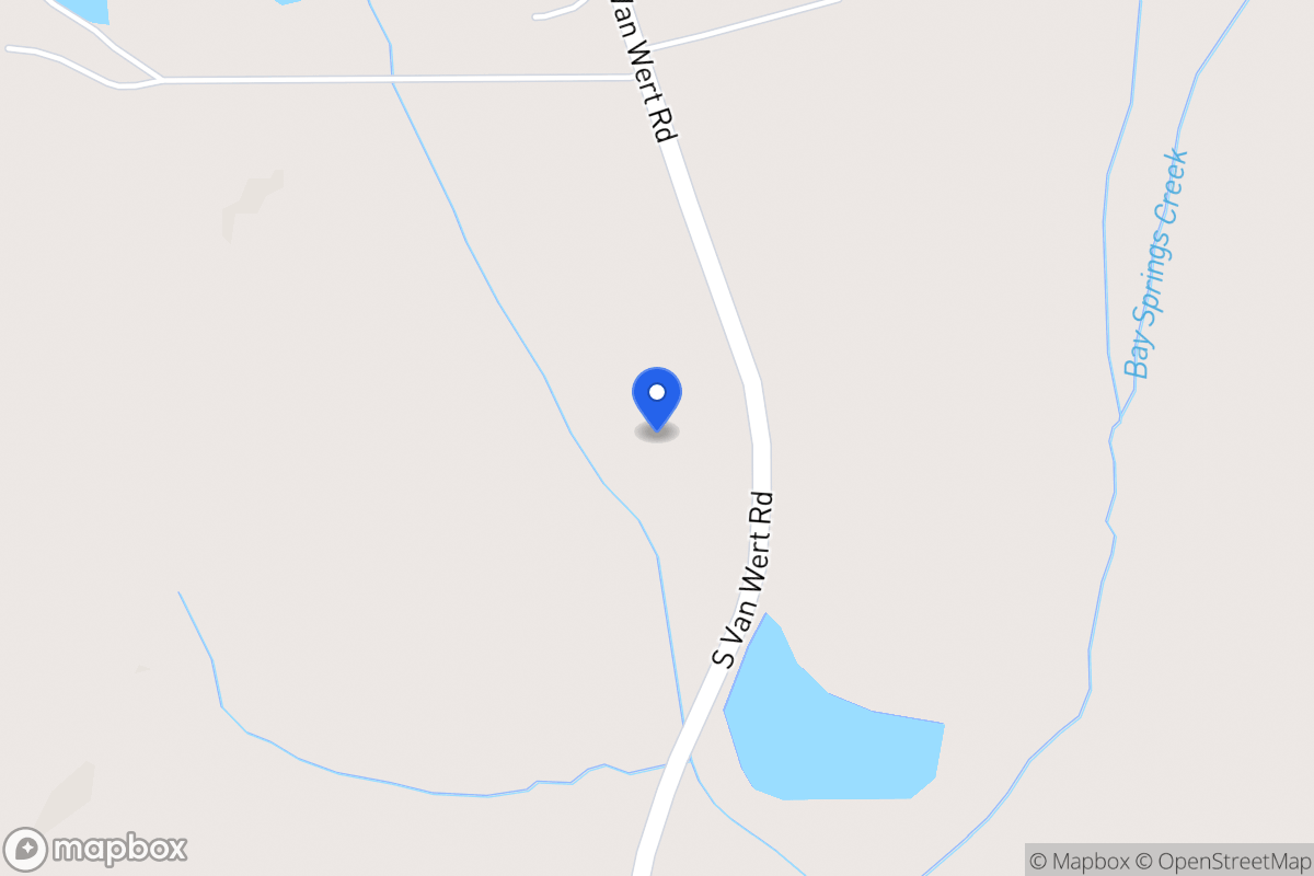 Map of 2398 S Van Wert Rd
