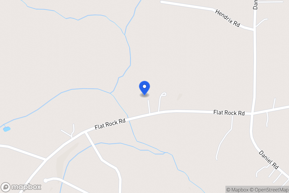 Map of 336 Flat Rock Rd