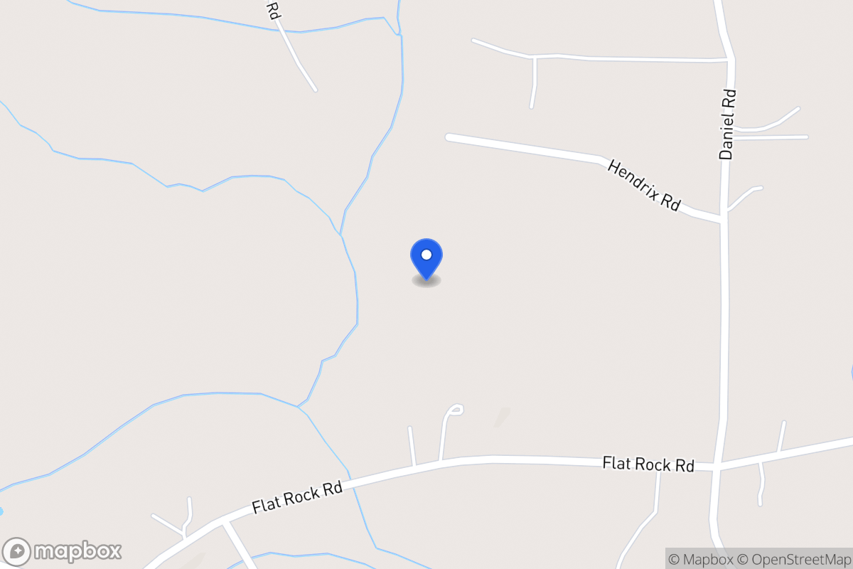 Map of 358 Flat Rock Rd