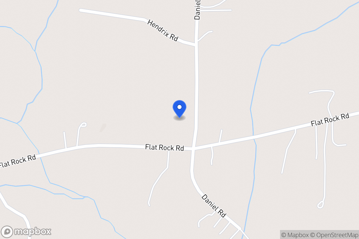 Map of 458 Flat Rock Rd