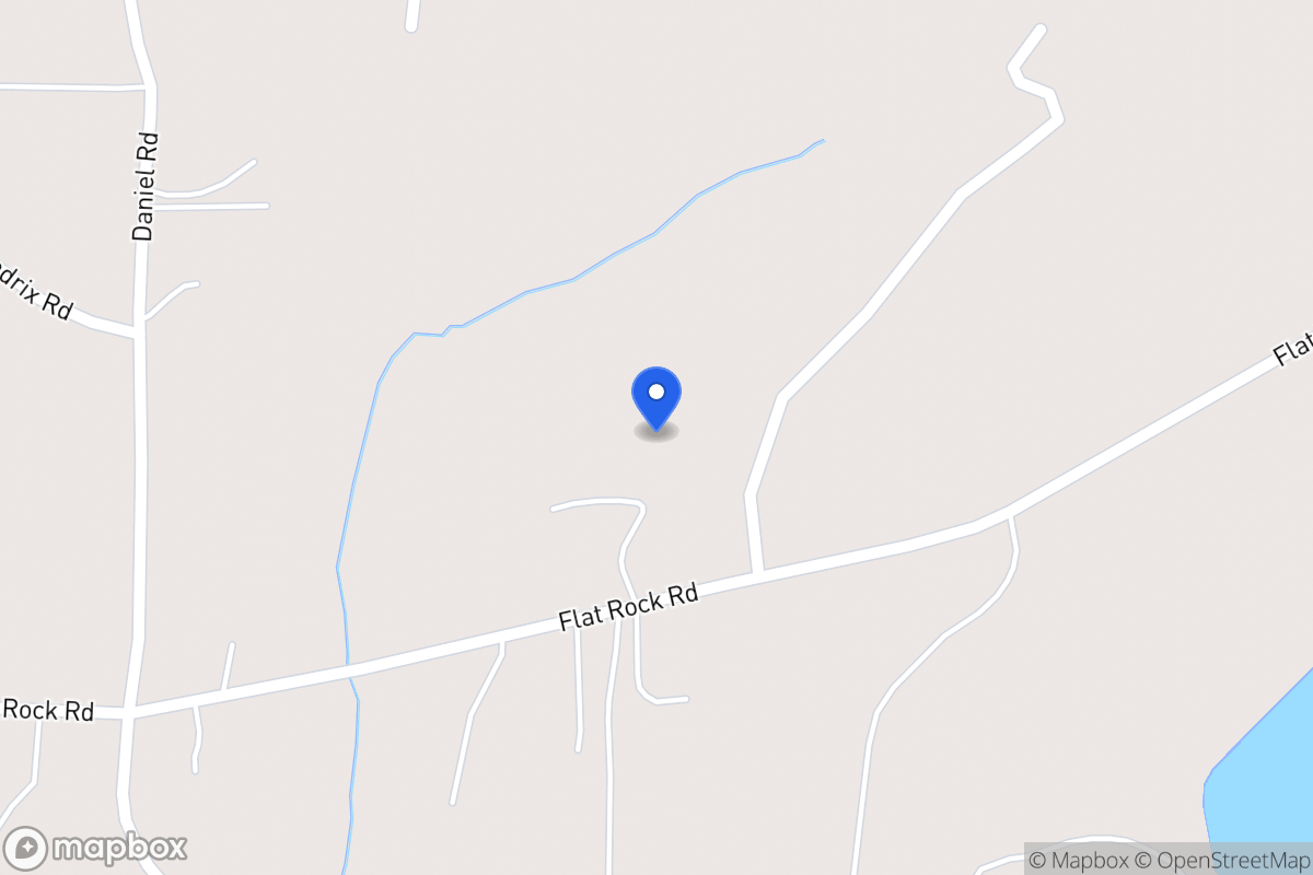 Map of 688 Flat Rock Rd