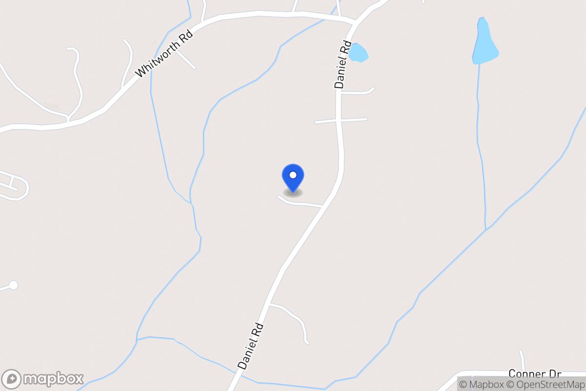 Map of 1971 Daniel Rd