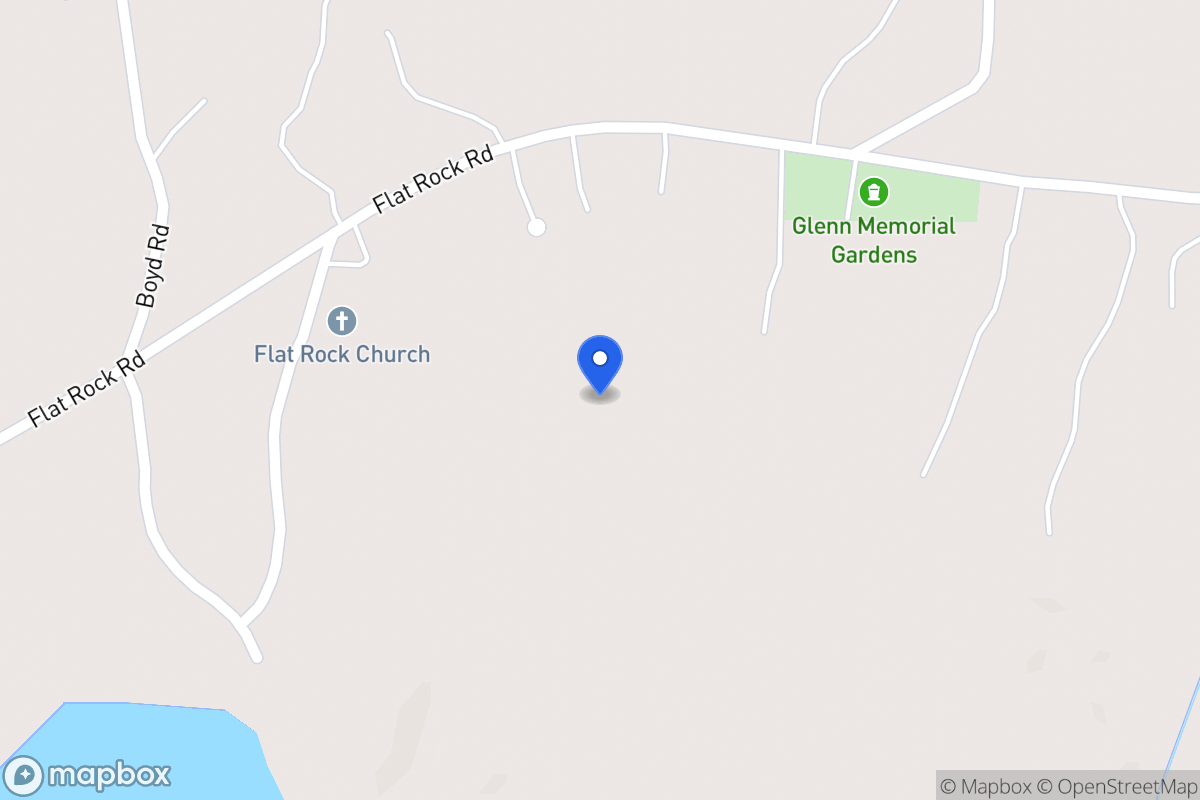 Map of 1071 Flat Rock Rd