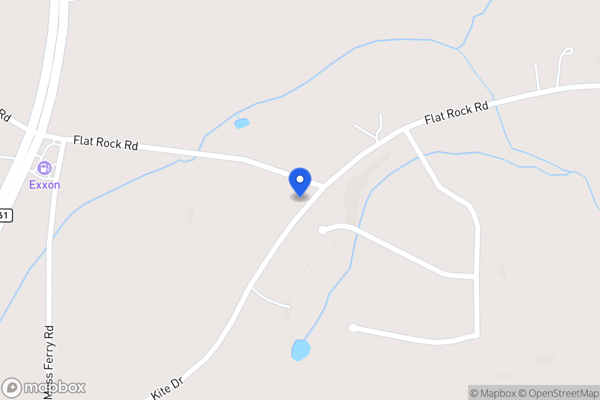 Map of 167 Flat Rock Rd
