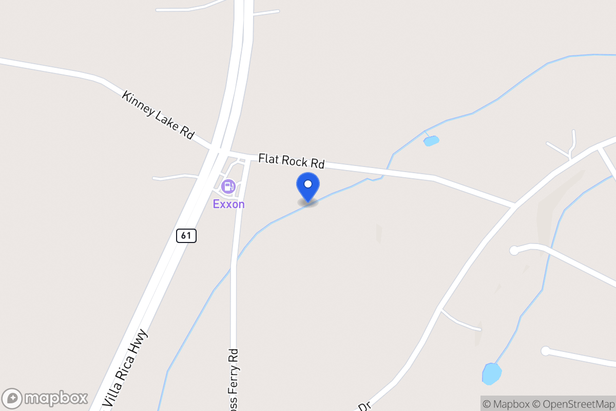 Map of 45 Flat Rock Rd