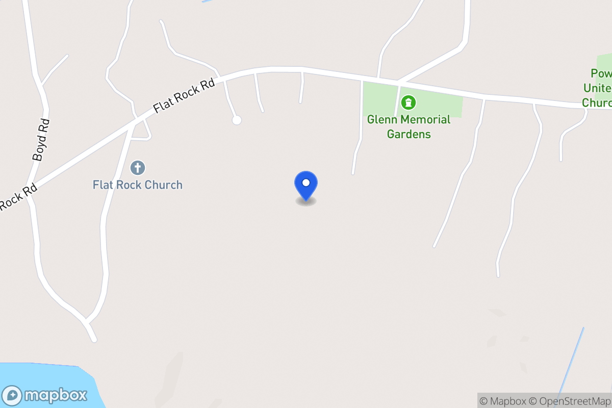 Map of 1097 Flat Rock Rd