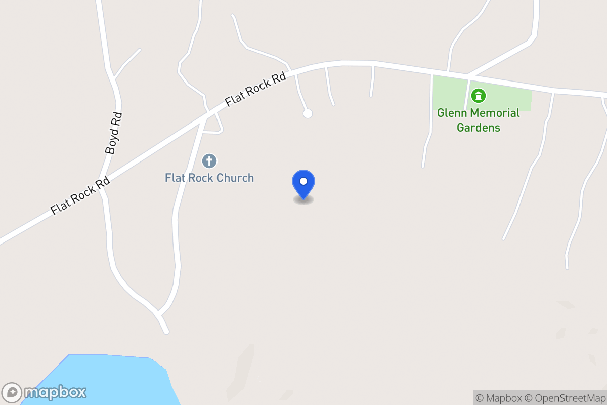 Map of 1053 Flat Rock Rd