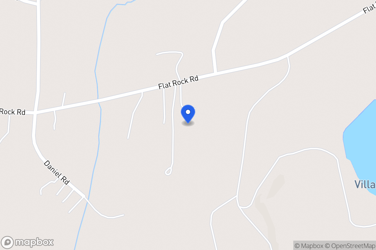 Map of 771 Flat Rock Rd