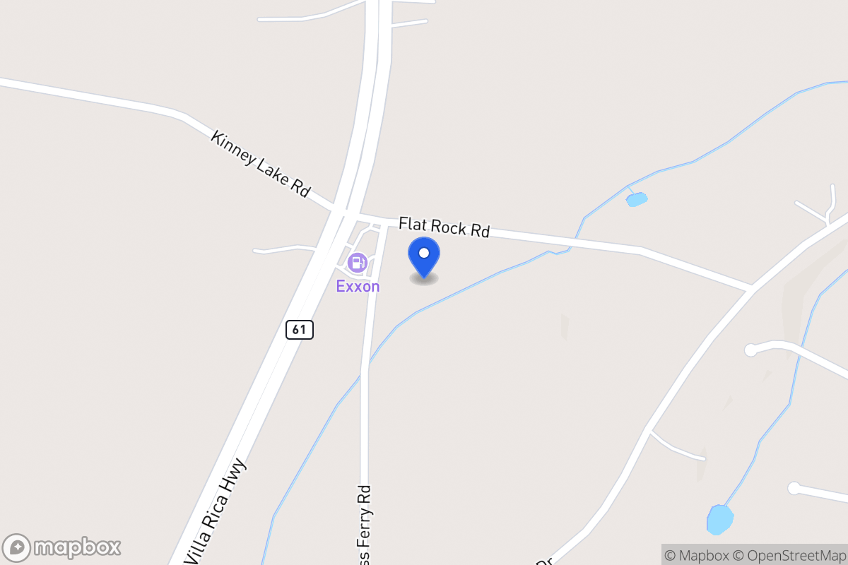 Map of 25 Flat Rock Rd