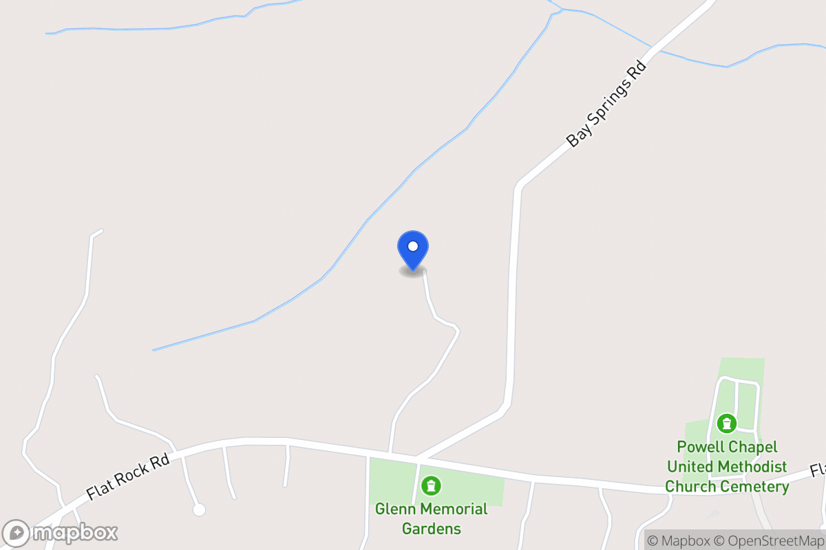 Map of 1120 Flat Rock Rd