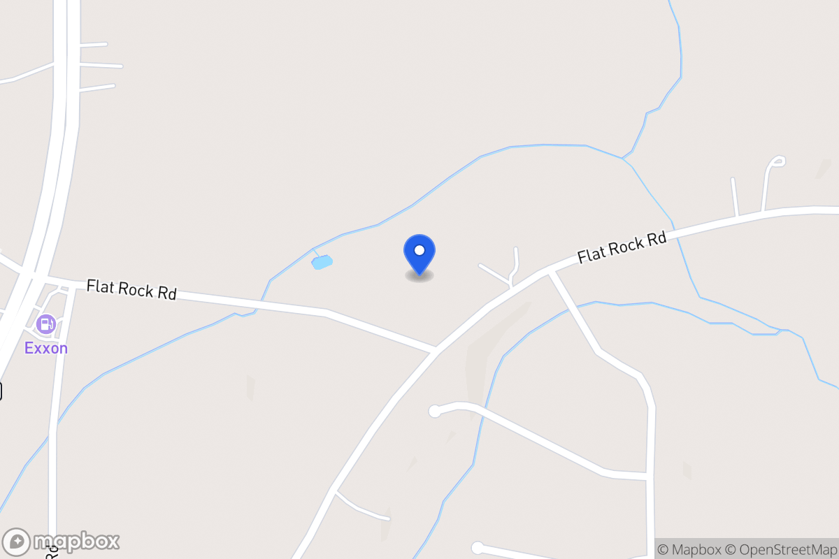 Map of 194 Flat Rock Rd