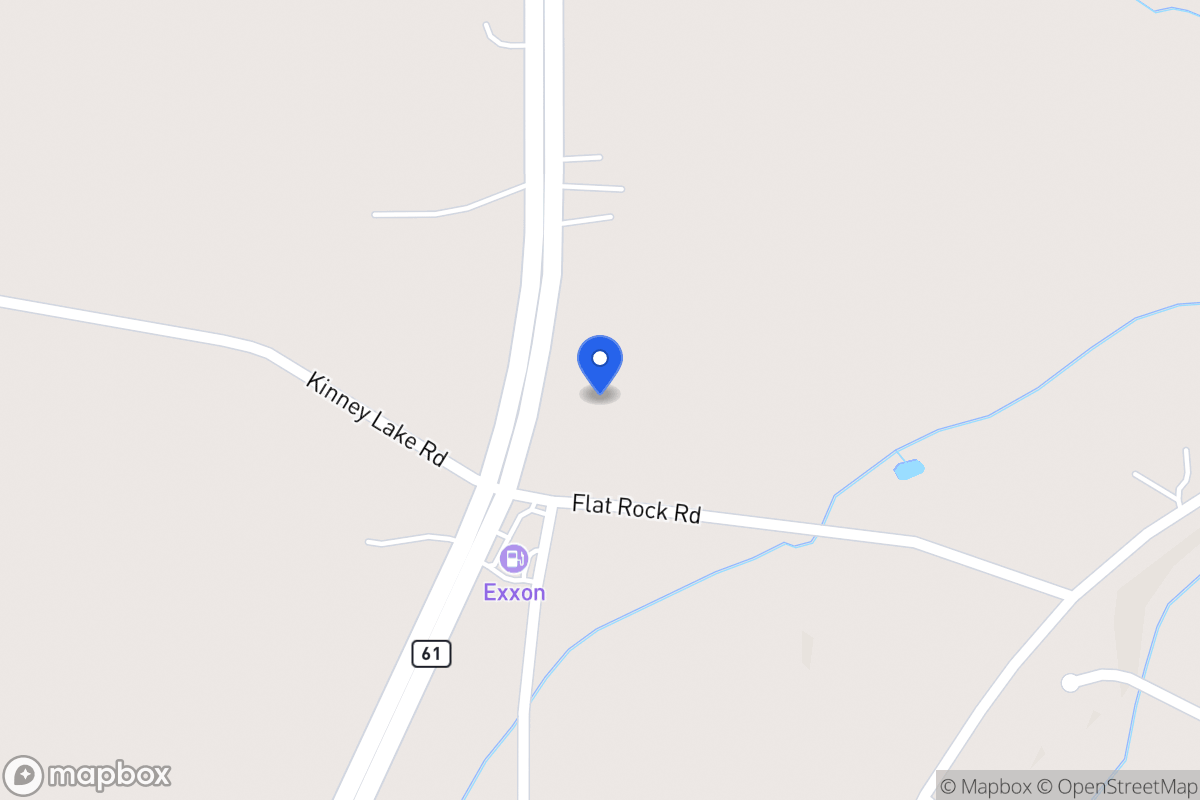 Map of 20 Flat Rock Rd