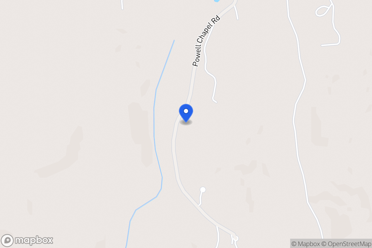 Map of Powell Chapel Rd