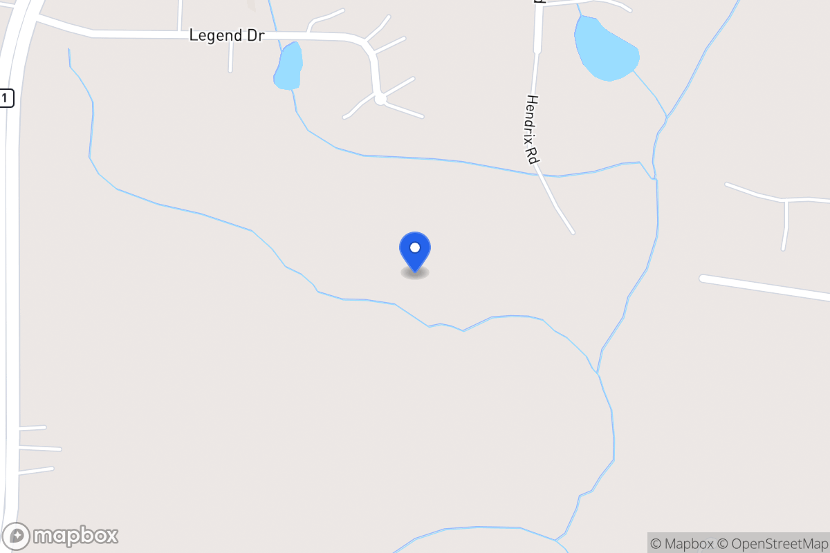 Map of 321 Hendrix Rd