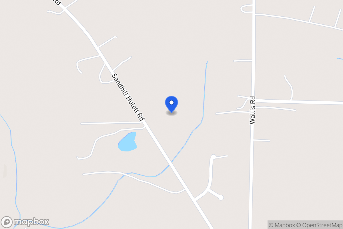 Map of 996 Sandhill Hulett Rd