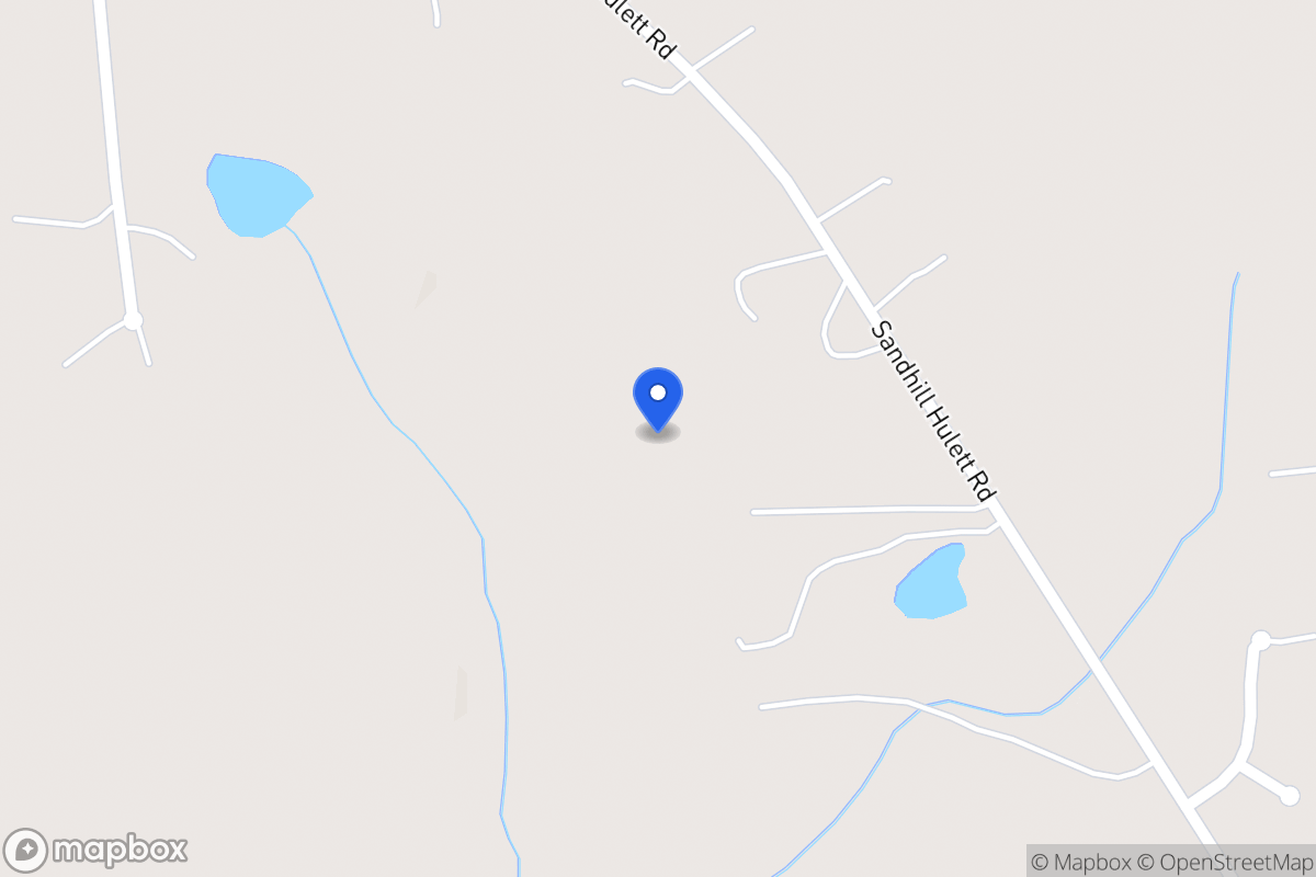 Map of 951 Sandhill Hulett Rd