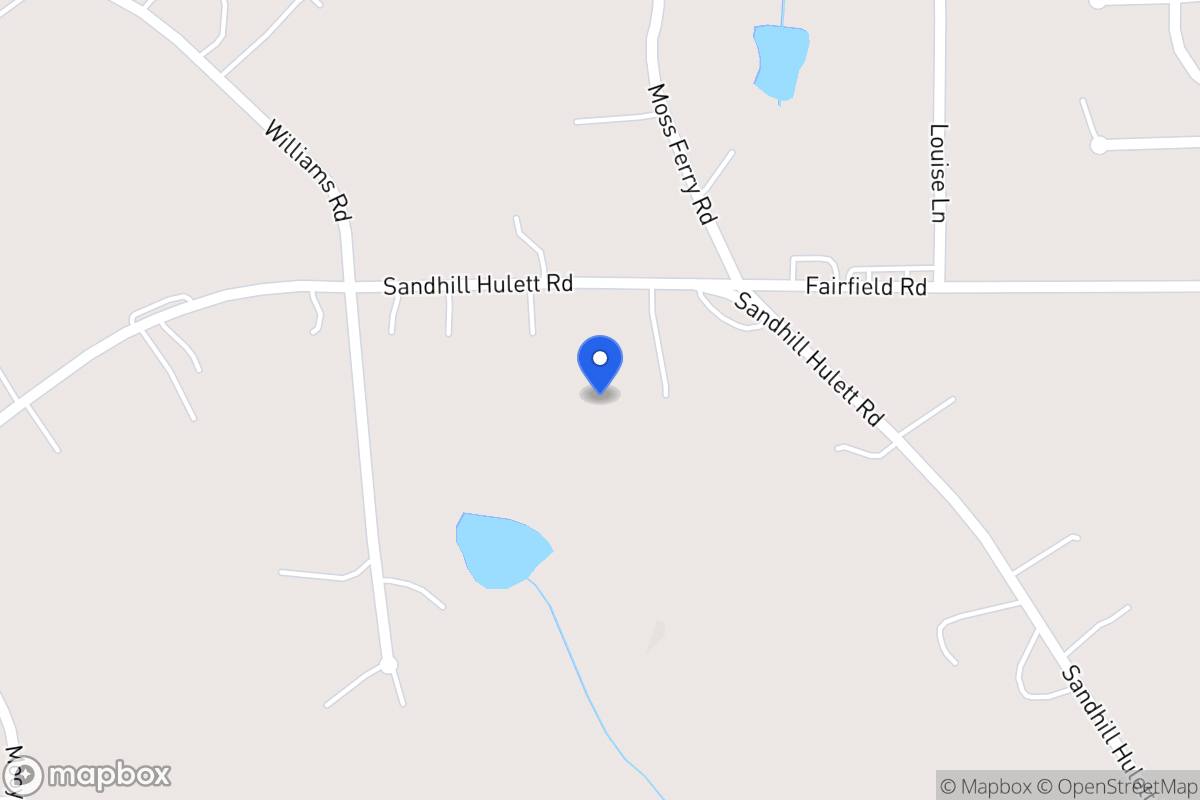 Map of 685 Sandhill Hulett Rd