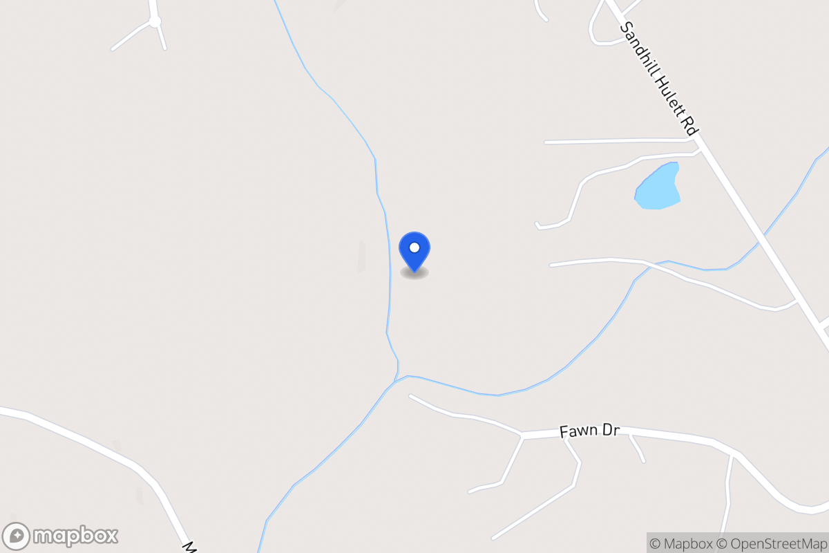 Map of 1015 Sandhill Hulett Rd