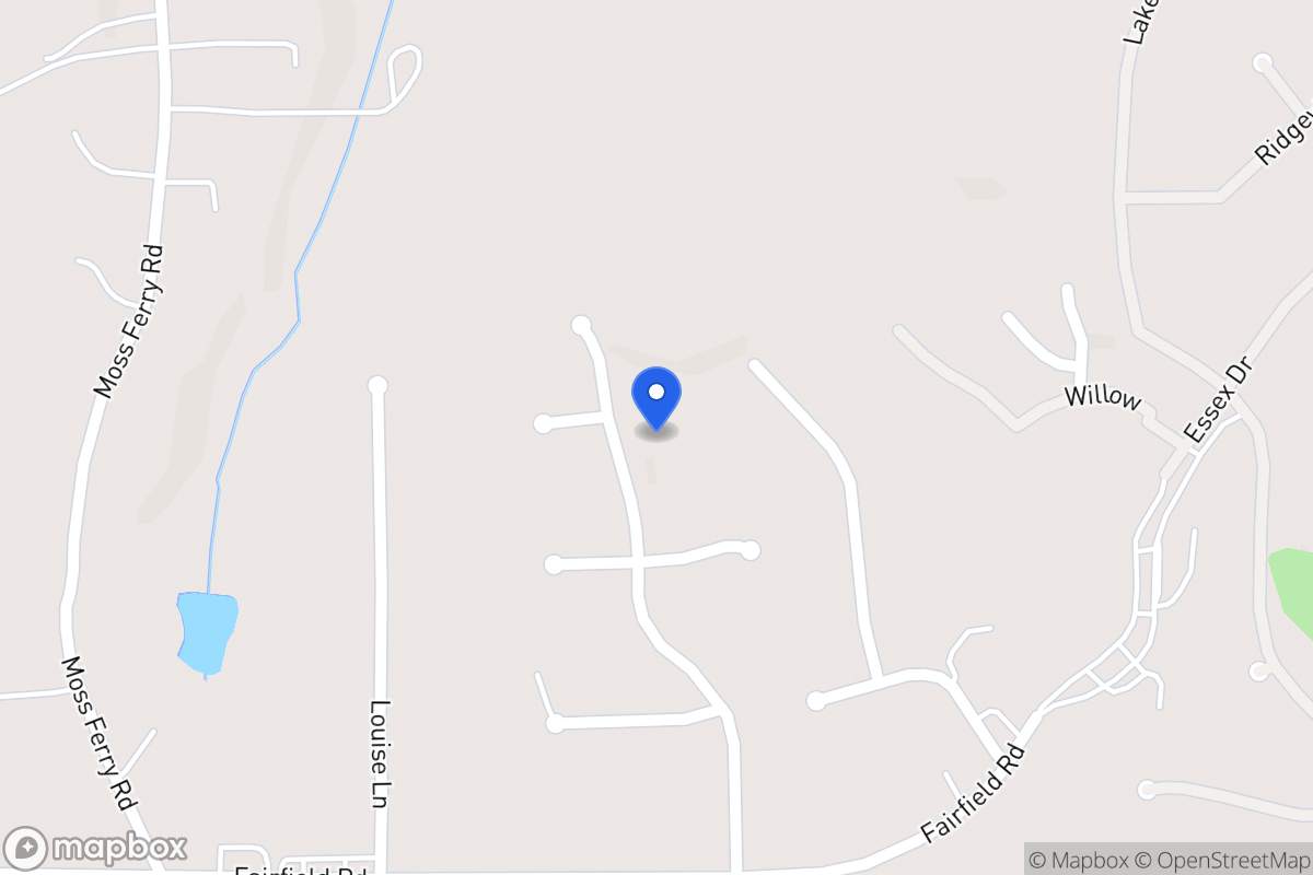 Map of 117 Abbotsford Dr