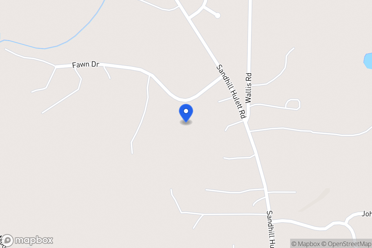 Map of 1159 Sandhill Hulett Rd