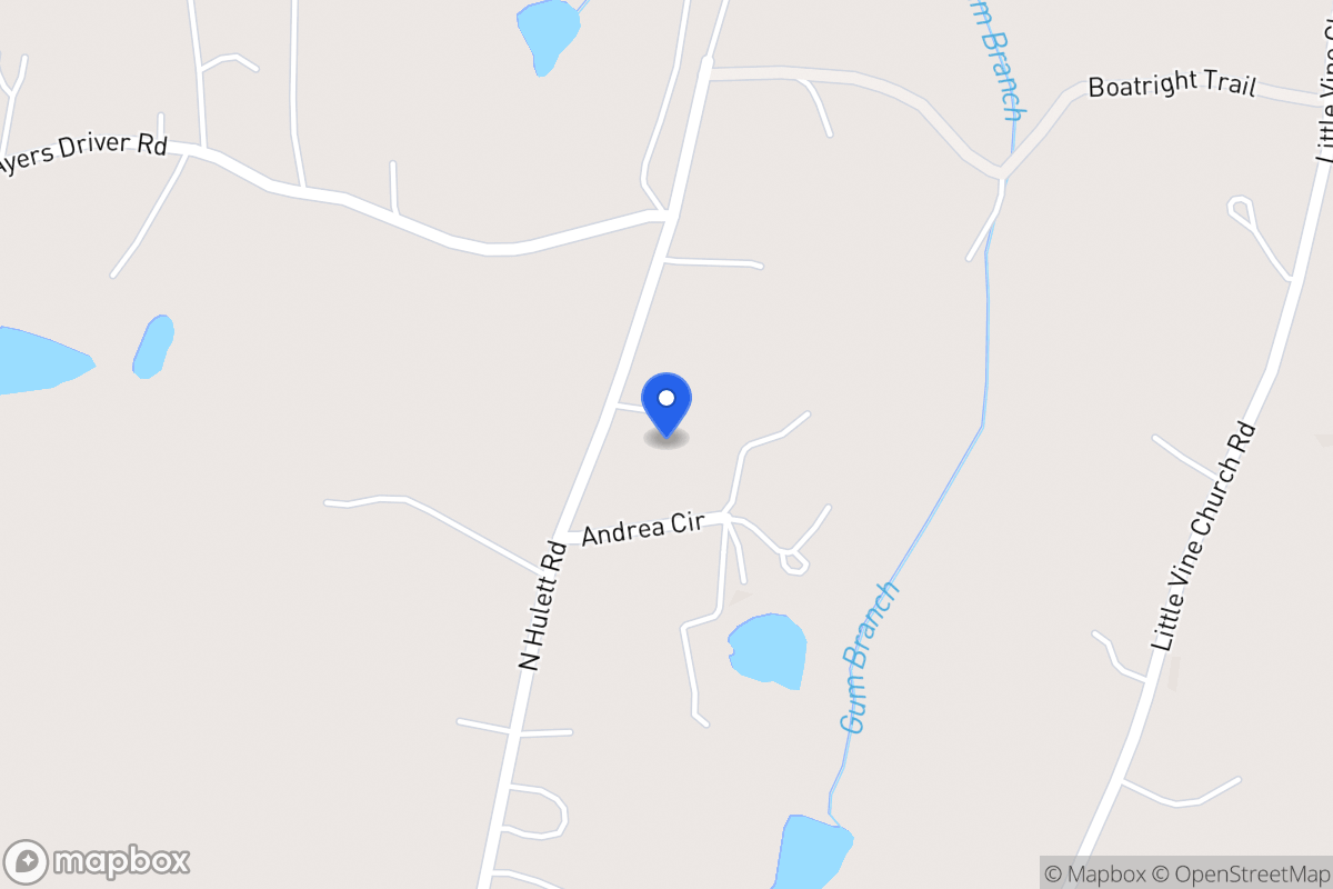 Map of 513 N Hulett Rd