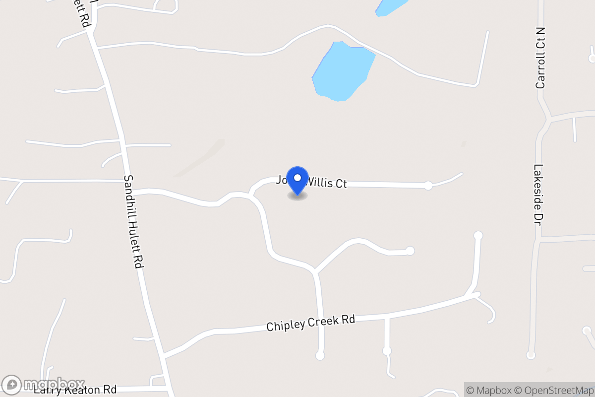 Map of 313 John Willis Ct