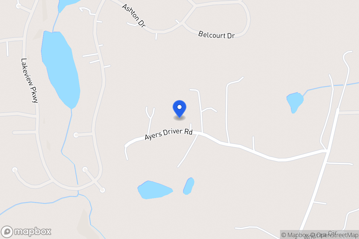 Map of 159 Ayers Driver Rd