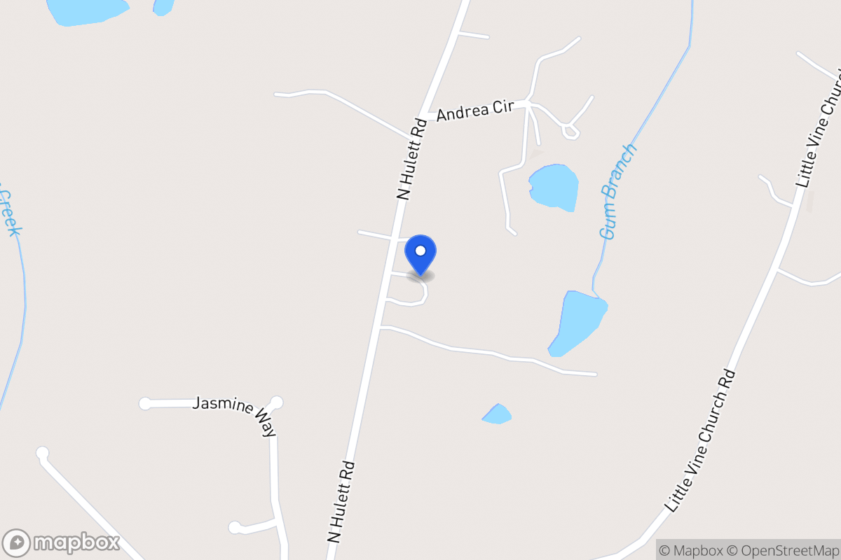 Map of 395 N Hulett Rd