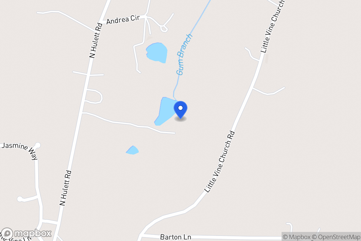 Map of 385 N Hulett Rd