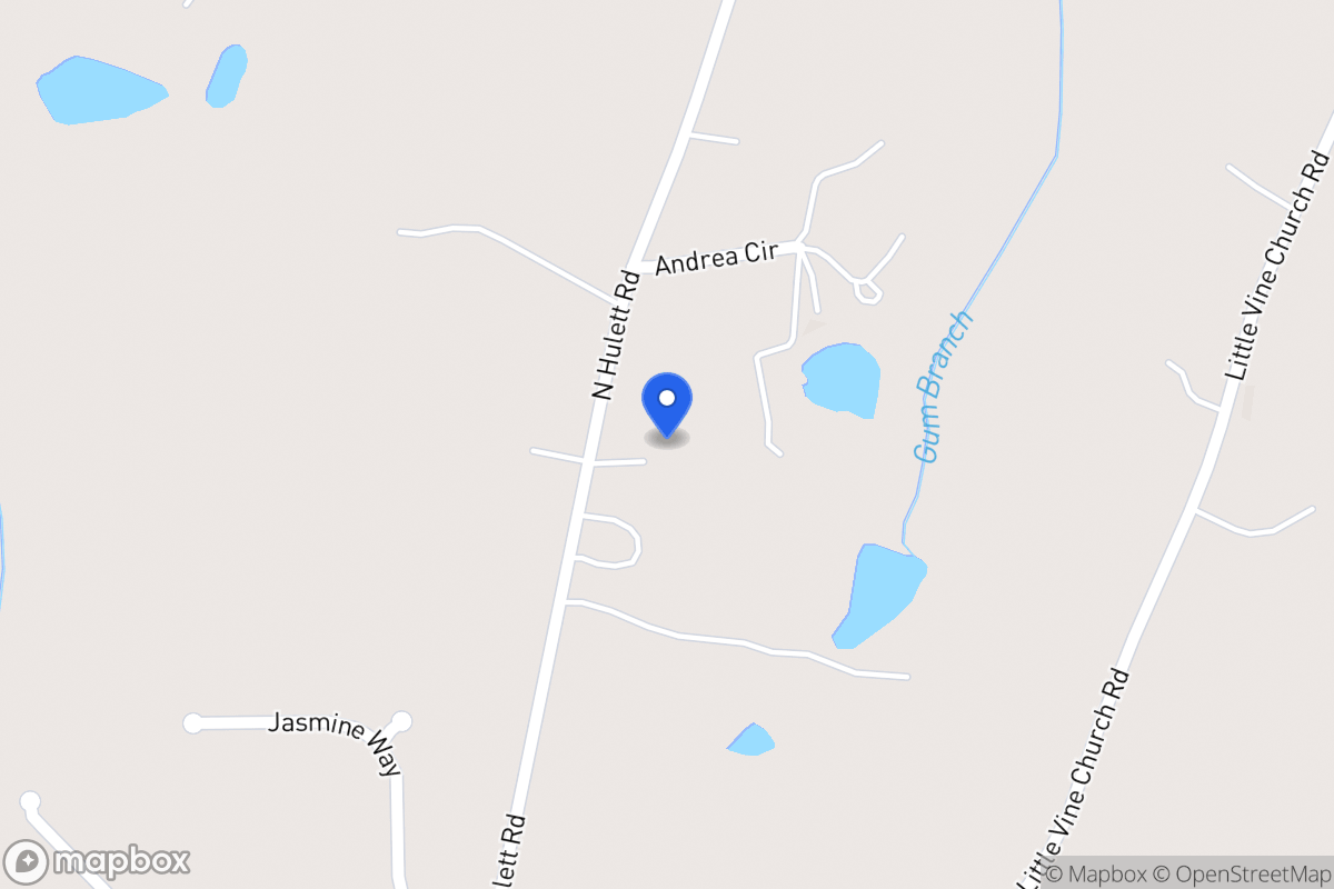 Map of 427 N Hulett Rd