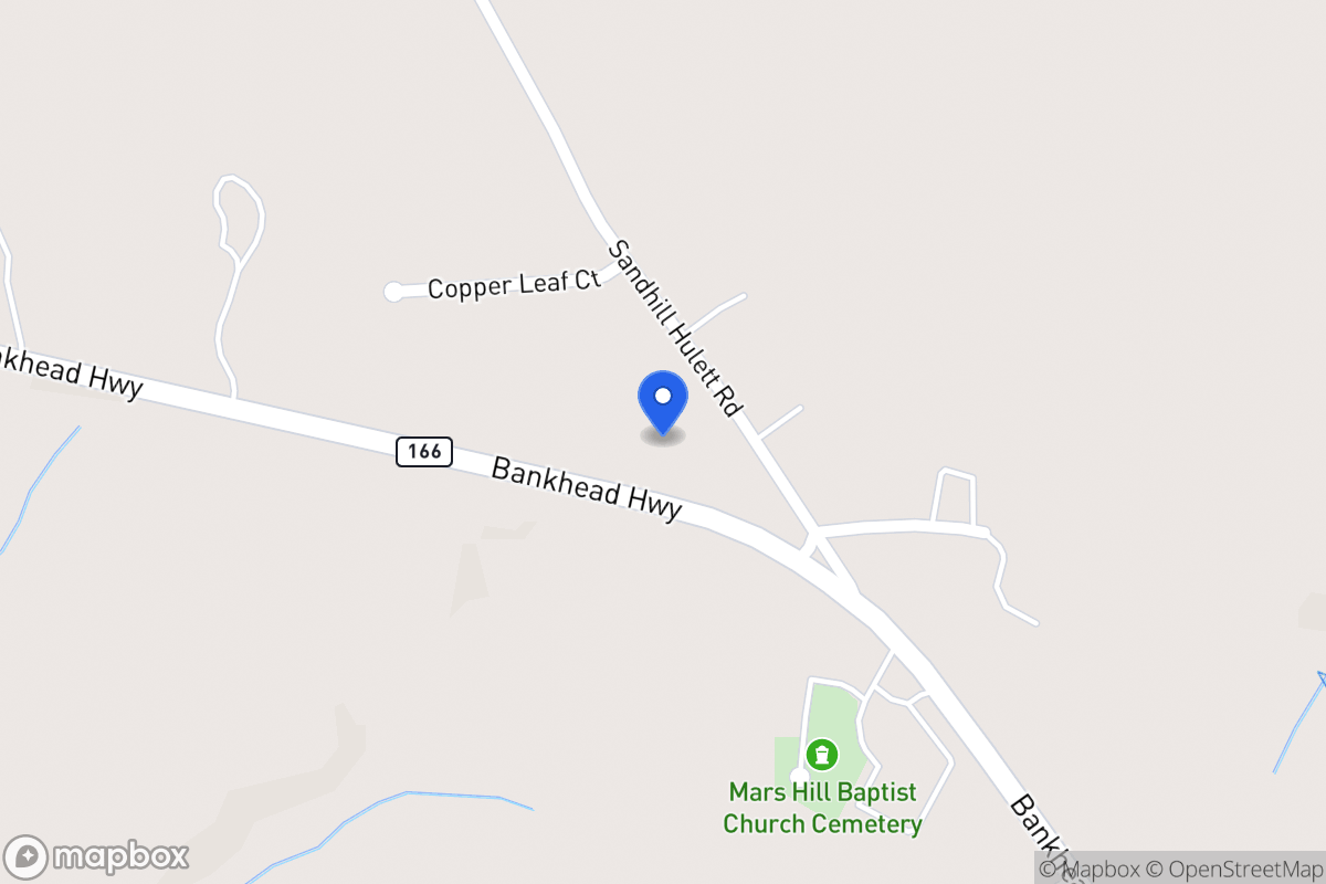 Map of 1685 Sandhill Hulett Rd