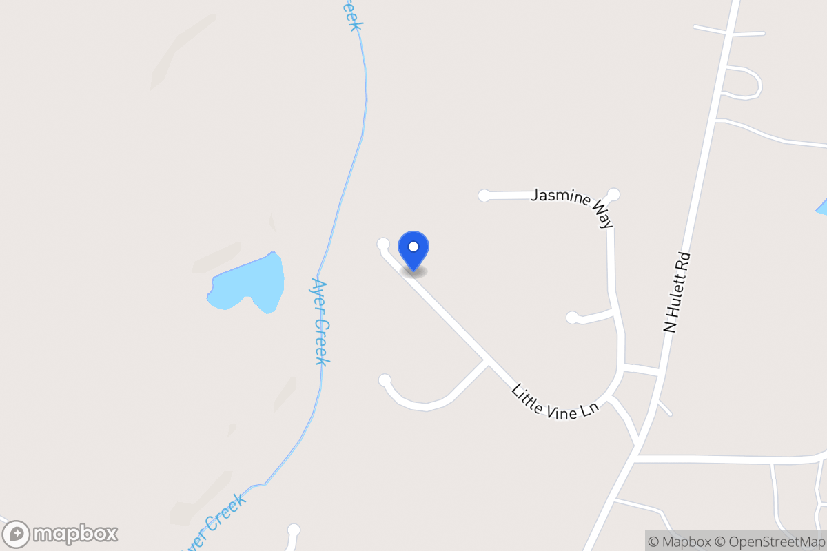 Map of N Hulett Rd