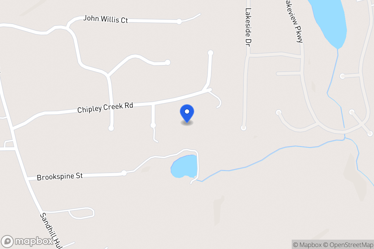Map of 183 Chipley Creek Dr